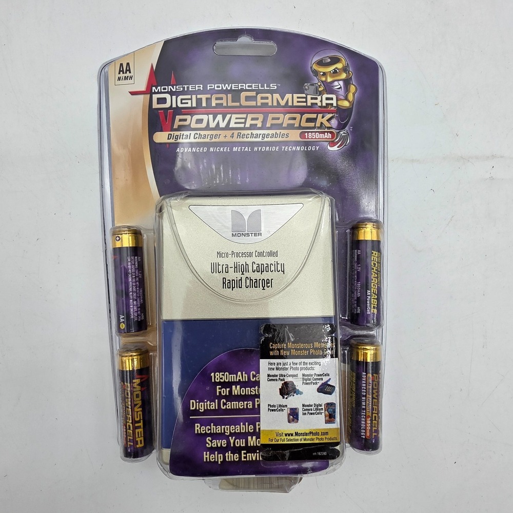 MONSTER POWERCELLS DIGITAL CAMERA POWERPACK BRAND NEW IN PACKAGE